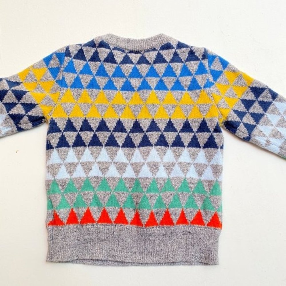 Baby Gap Toddler Gray Colorful Sweater | 12-18M - Picture 2 of 6